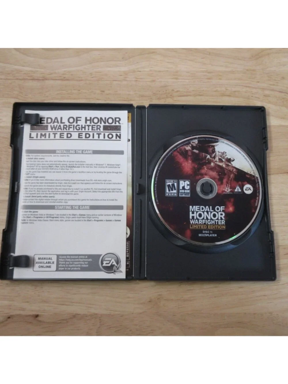Medal of Honor: Warfighter Limited Edition (PC, 2012) Video Game